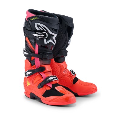 オフロードブーツ Alpinestars Tech 7 Alpinestars Tech 7 Enduro 26 Boots Grey Orange